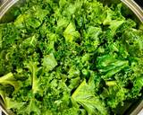 A picture of step 2 of Fusilli pasta with Kale.