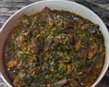 A picture of step 10 of Vegetable egusi soup.