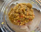 รูปขั้นตอนการทำที่ 3 ของ ห่อหมกอกไก่พริกแกงปักษ์ใต้อบ🌶️🧄