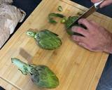 A picture of step 2 of Grilled artichokes.