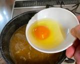 A picture of step 3 of Japanese Daikon Radish and Egg Miso Soup.