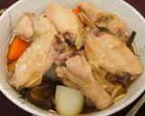 A picture of step 10 of Steamed Chicken with Mushroom and Vegetables.