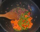 A picture of step 4 of Mixed vegetables stew. #themechallenge.