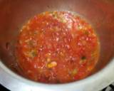 A picture of step 3 of Matoke (Vegetables incorporated).