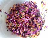 A picture of step 4 of Red Cabbage Salad.