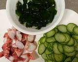 A picture of step 1 of Japanese Vinegar Octopus and Cucumber.