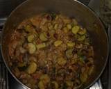 A picture of step 4 of Eggplants and zucchini curry# coconut contenst.