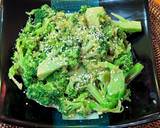 A picture of step 9 of Broccoli with sesame dressing.