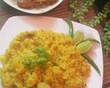 A picture of step 3 of Vegetable Khichuri.