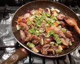 A picture of step 5 of Chicken,mushroom veggies(serve with your rice choice).