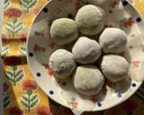 รูปขั้นตอนการทำที่ 6 ของ โมจิสองรส🍠🥜🍡Mochi 🍡(with matcha peanut🍵 🥜paste and purple potato paste🍠🥛)