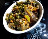 A picture of step 4 of Vegetable (Efo Riro) soup.