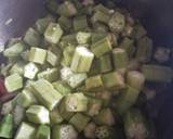 A picture of step 4 of Fried okra.