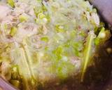 A picture of step 6 of Chicken & Vegetable Vermicelli Soup - Sotanghon / Glass Noodle Soup.