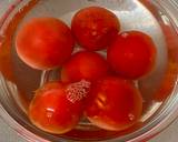 A picture of step 1 of Japanese Chilled Tomato.