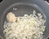 A picture of step 1 of Curried ground beef with vegetables.