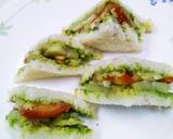 A picture of step 4 of Vegetable Cheese Sandwitch.