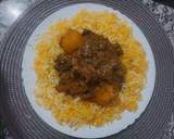 A picture of step 9 of Beef Biryani.