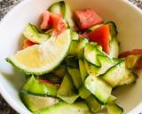 A picture of step 3 of Zucchini Salad.