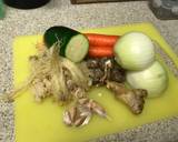 A picture of step 1 of Vegetable Broth for Maak Kook Soo.