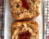 รูปขั้นตอนการทำที่ 3 ของ ขนมปังคุณ Kitty Tait (Sliced Almond with Apricot Jam and Almond Butter)🧈🍞🌰