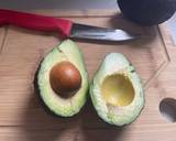 A picture of step 1 of Avocado on toast With scrambled eggs.