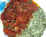 A picture of step 6 of Wet fried beef with Traditional vegetables.