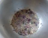 A picture of step 1 of Fried sukuma wiki.