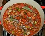 A picture of step 2 of Mike's Spaghetti Squash & Red Vegetable Sauce.