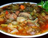 A picture of step 4 of Mike's Low Carb/Calorie Vegetable Beef Soup.