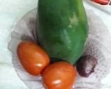 A picture of step 1 of Paw paw vegetable curry # Mashujaa recipe#.