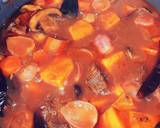 A picture of step 11 of Beef vegetable stew with Korean chili oil twist.