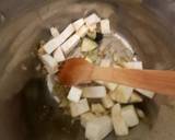 A picture of step 3 of My thick Celeriac and Aubergine Soup.