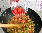 A picture of step 5 of Stir fry vegetables and tuna rice.