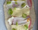 รูปขั้นตอนการทำที่ 2 ของ ขนมปังแฮมชีสพริกและแตงกวาดอง🍞🥒🧀🌶️(Ham&Cheese with pickled Jalapeno Bread)