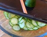 A picture of step 1 of Japanese Cucumber side dish - tsukudani きゅうりの佃煮.