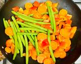 A picture of step 4 of Thai vegetables with jasmine rice.