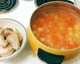 A picture of step 4 of Chicken and vegetable soup.