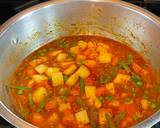 A picture of step 3 of Turnip and Mixed Vegetable Curry.