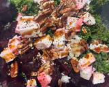 A picture of step 3 of Winter Beetroot, curly kale and feta salad.