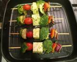 A picture of step 10 of Grilled vegetable shish kebab.