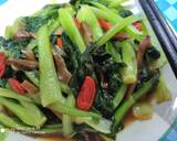 A picture of step 4 of Stir fry green vegetable.