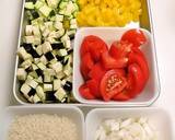 A picture of step 1 of Chunky Risotto with Summer Vegetables.