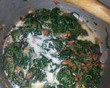 A picture of step 7 of Kienyeji vegetables mixed with milk# my mum's contest #.