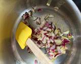 A picture of step 1 of #ChooseToCook Damson and beetroot ketchup.