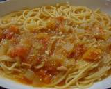 A picture of step 4 of Easy Leftover Vegetable Soup Pasta.