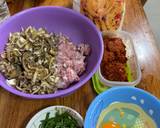 รูปขั้นตอนการทำที่ 2 ของ ทอดมันหัวปลีใส่หมูสับ