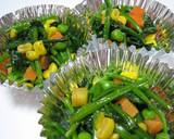 A picture of step 4 of Spinach and Mixed Vegetables Stir-fried in Butter.