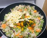 A picture of step 8 of Vegetable rice#pepperrecipes
#weeklyjikonichallenge.