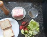 A picture of step 1 of Veggies n Sausage sandwich #Photography Challenge.